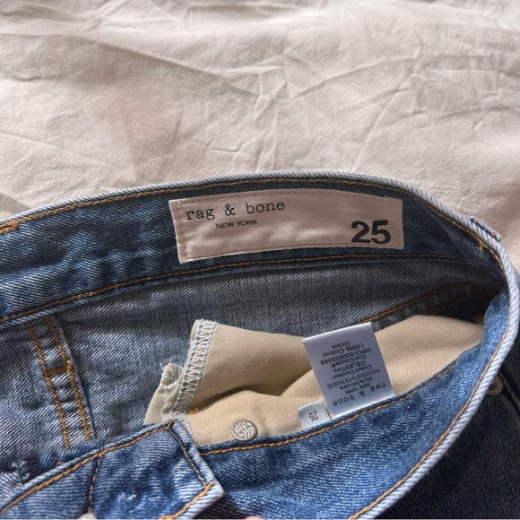 rag & bone dad style straight ankle jeans - Picture 4 of 5